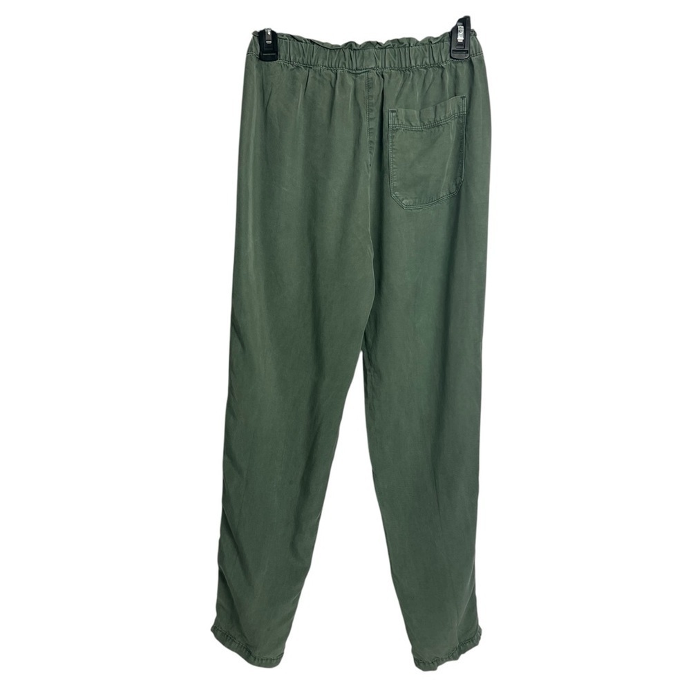 aerie Women’s Casual Pull On Pants Sz XS Green Pockets Elastic Waist Drawstring - Picture 3 of 14